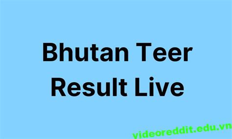 bhutan morning teer result list fr sr